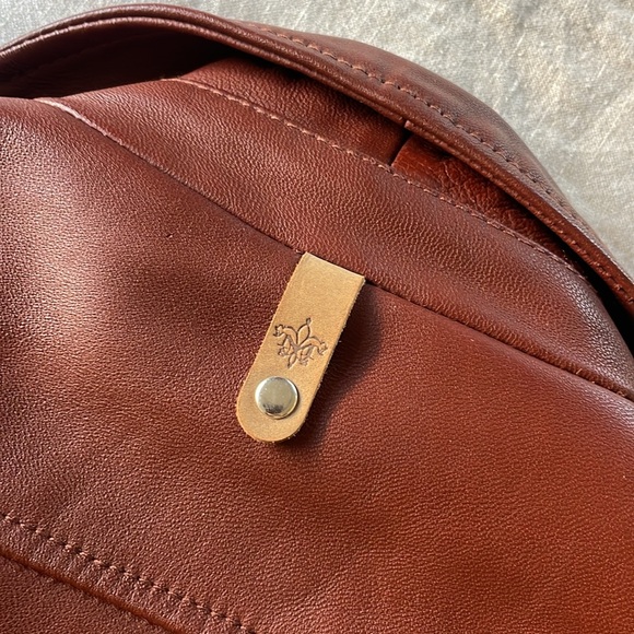 Mackage Baya Brown Leather Jacket Size S - Picture 7 of 9